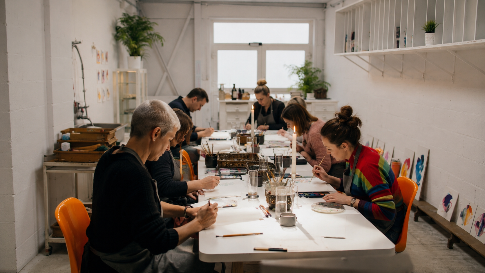Zorgprofessionals werken samen aan een gedeeld creatief proces