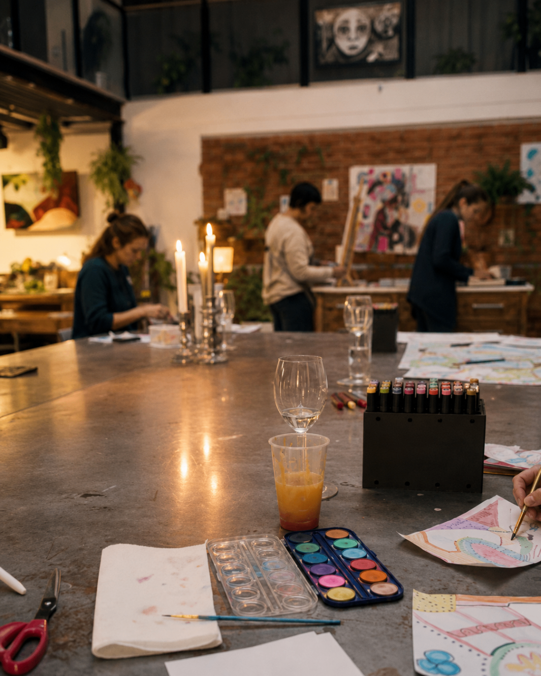 Setting the space: ARTKOM studio process