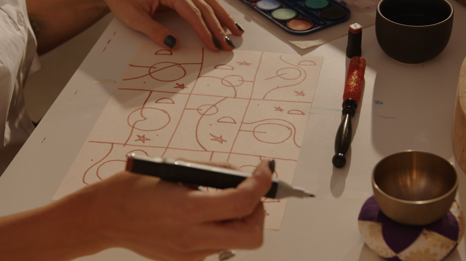 Collective canvas from the Unlocking Eve programme.